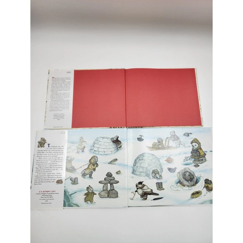 Jan Brett Hardcover BookLot The Mitten The Three Snow Bears Winter Childrens Art